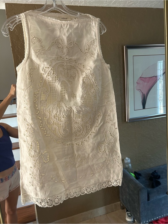 Doen Dresses & Skirts - Doen Used Lucina mini dress in salt , size S. Worn couple times, great condition